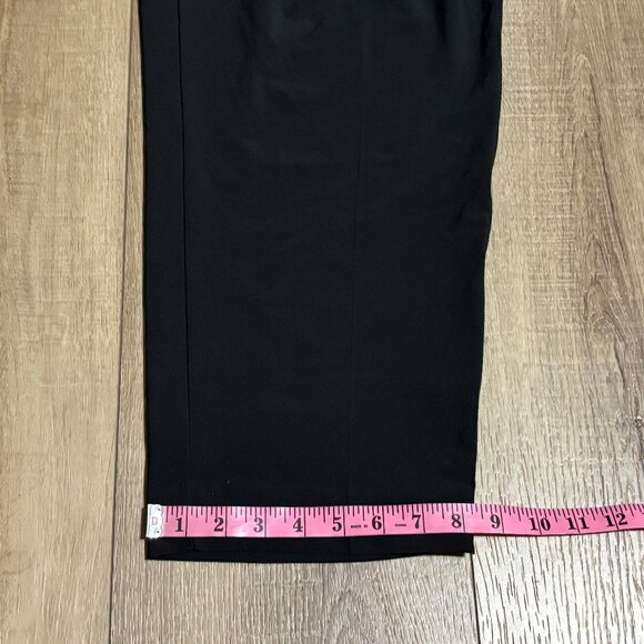 T by TALBOTS Lightweight Crop Pants Size Petite Large Black - Picture 9 of 11